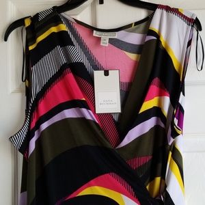 NWT Dana Buchman wrap dress size XL